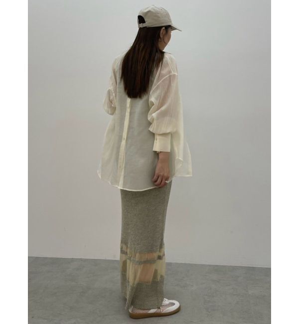 LAGUNAMOON「バックボタンワイドスリーブシャツ」|シャツ・ブラウス|