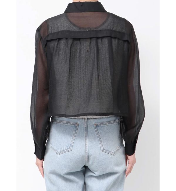 LAGUNAMOON「ドロストシアーショートシャツ」|シャツ・ブラウス|