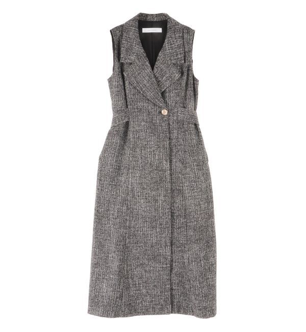 LAGUNAMOON「ツイードメタルボタンテーラードジャンパースカート」|ジャンパースカート|