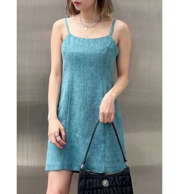 EVRIS「ツイードミニワンピース【セットアップ着用可能】」|ワンピース|ブルー