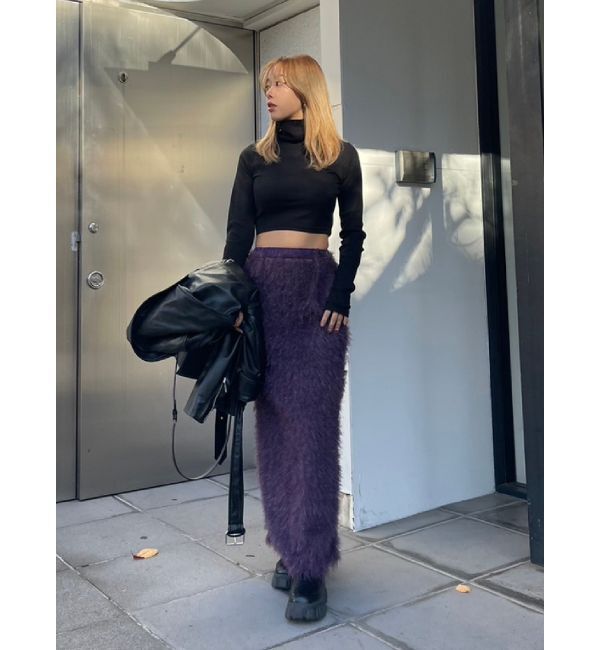 EVRIS「ラメフリンジロングスカート」|スカート|