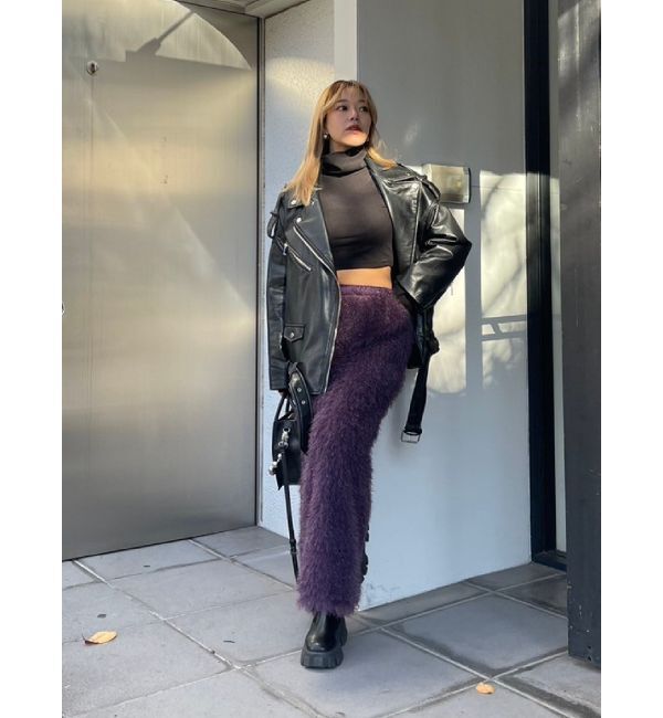 EVRIS「ラメフリンジロングスカート」|スカート|