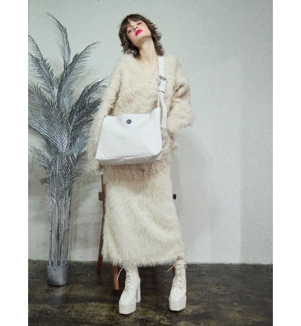 EVRIS「ラメフリンジロングスカート」|スカート|