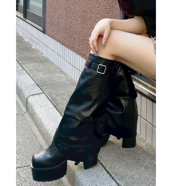 EVRIS「2WAYサボ&カバーブーツ」|ロングブーツ|