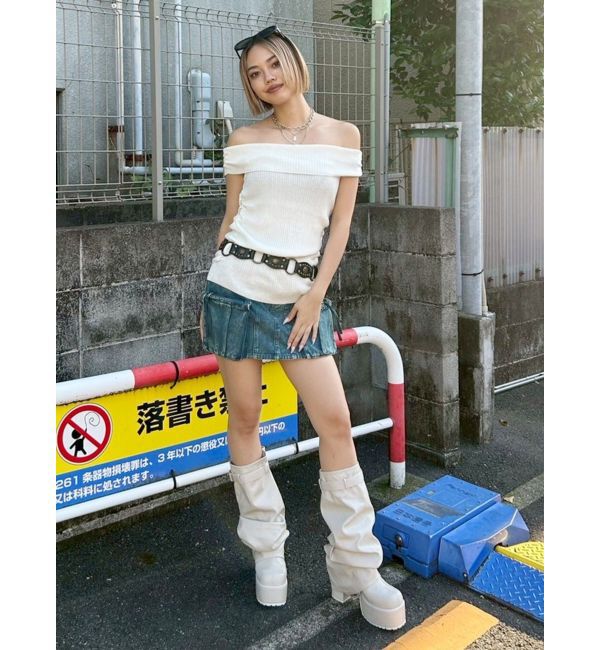 EVRIS「2WAYサボ&カバーブーツ」|ロングブーツ|