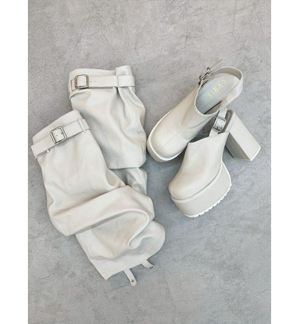 EVRIS「2WAYサボ&カバーブーツ」|ロングブーツ|