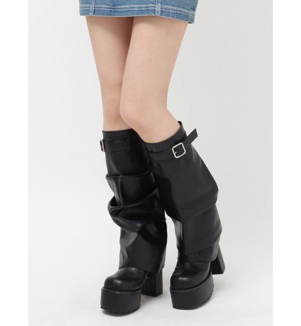 EVRIS「2WAYサボ&カバーブーツ」|ロングブーツ|