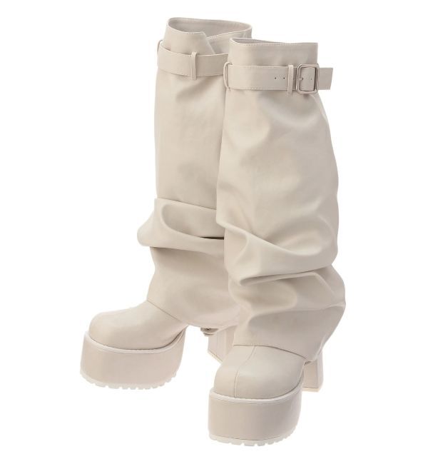 EVRIS「2WAYサボ&カバーブーツ」|ロングブーツ|