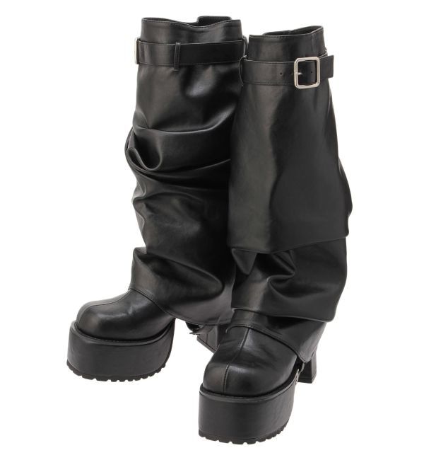 EVRIS「2WAYサボ&カバーブーツ」|ロングブーツ|