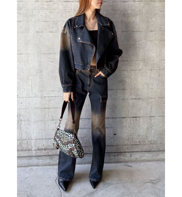 EVRIS「スタッズモチーフアニマルハンドBAG」|ハンドバッグ|