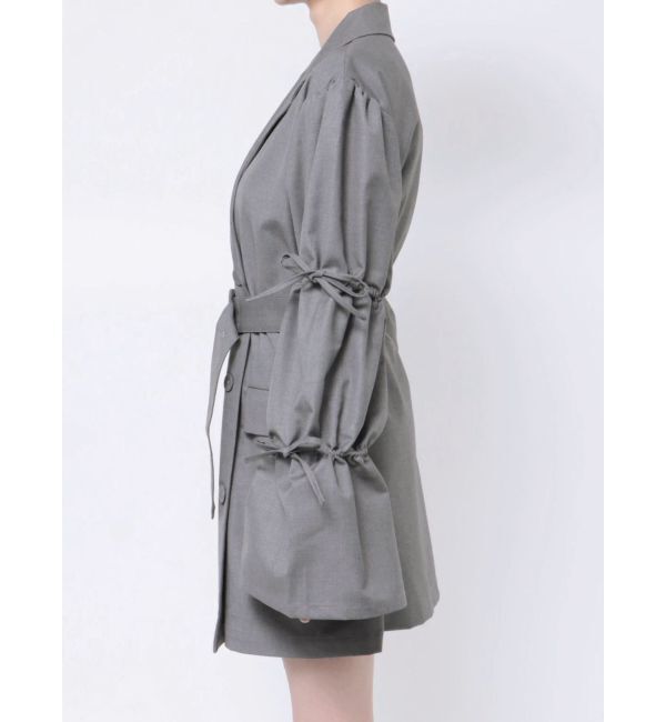 jouetie「スリーブリボンジャケットミニワンピース【セットアップ対応】」|ワンピース|