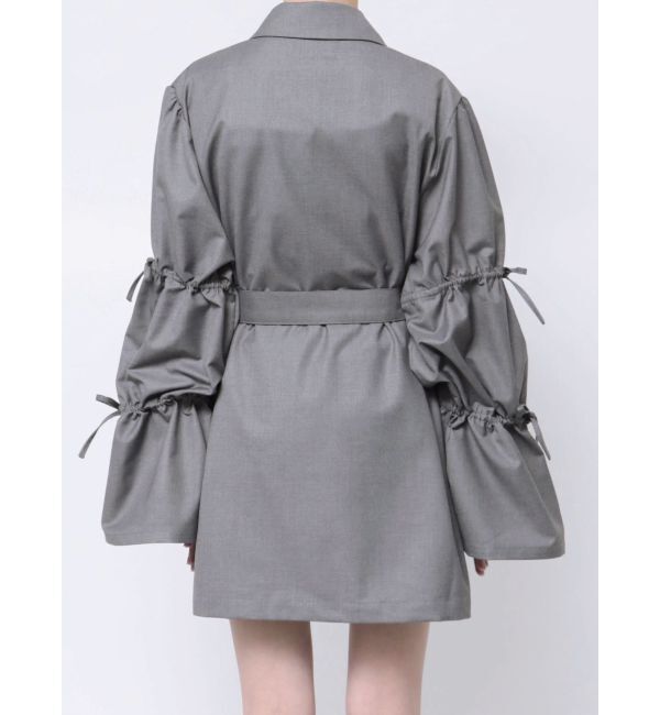 jouetie「スリーブリボンジャケットミニワンピース【セットアップ対応】」|ワンピース|