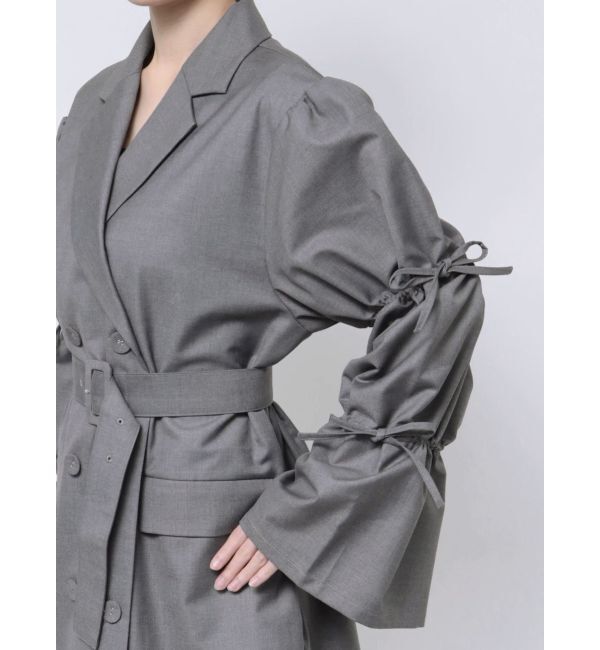 jouetie「スリーブリボンジャケットミニワンピース【セットアップ対応】」|ワンピース|