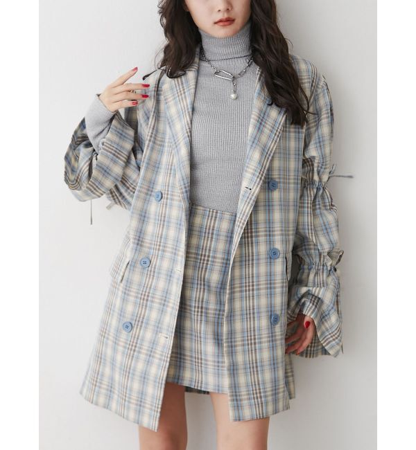 jouetie「スリーブリボンジャケットミニワンピース【セットアップ対応】」|ワンピース|