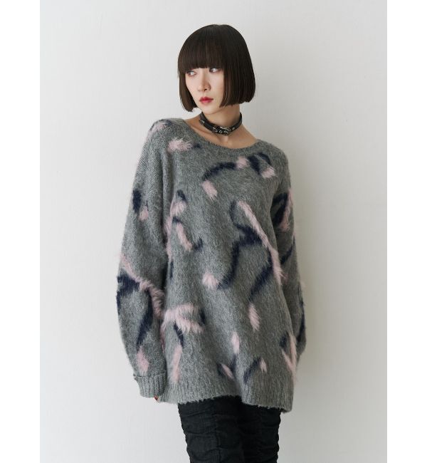 jouetie「モチーフシャギーニット」|ニット・セーター|
