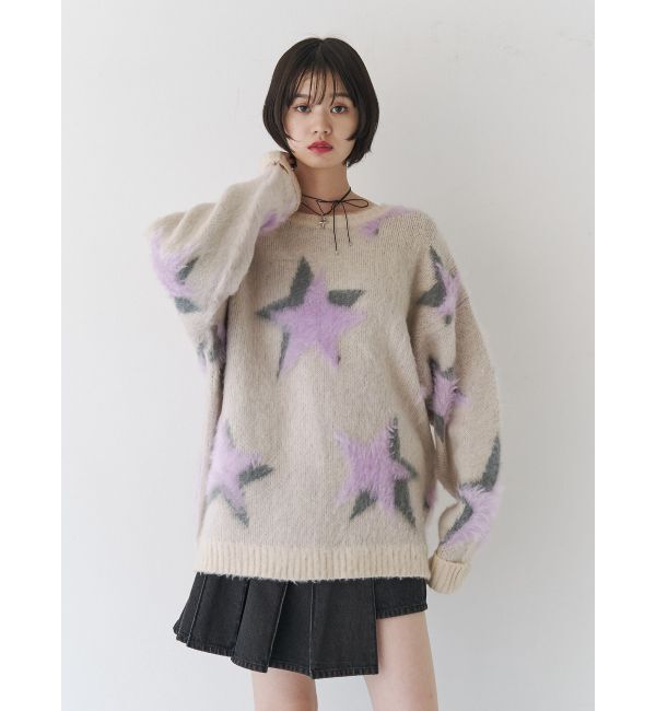 jouetie「モチーフシャギーニット」|ニット・セーター|