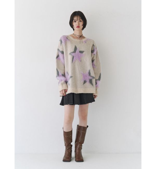 jouetie「モチーフシャギーニット」|ニット・セーター|