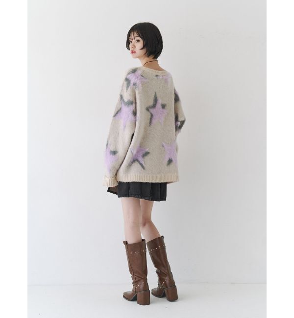 jouetie「モチーフシャギーニット」|ニット・セーター|