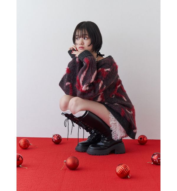 jouetie「モチーフシャギーニット」|ニット・セーター|