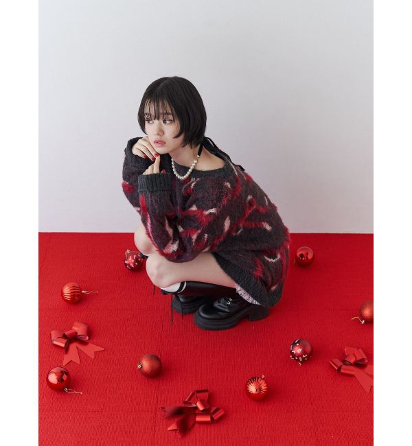 jouetie「モチーフシャギーニット」|ニット・セーター|