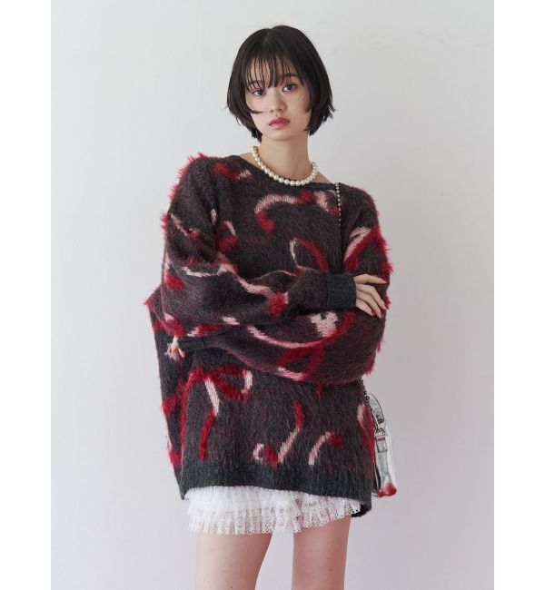 jouetie「モチーフシャギーニット」|ニット・セーター|