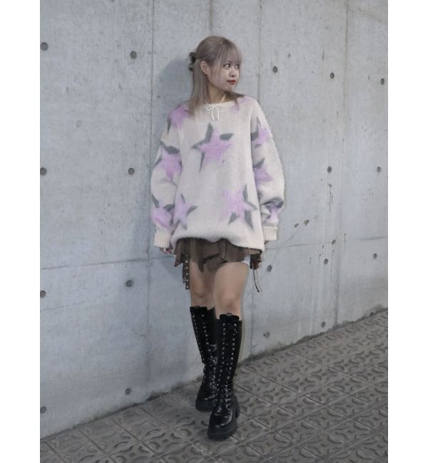 jouetie「モチーフシャギーニット」|ニット・セーター|
