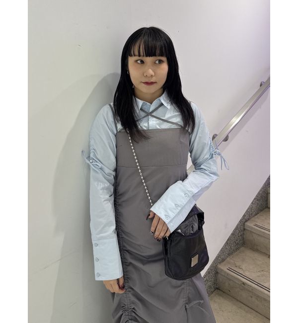 jouetie「イレギュラーギャザーキャミワンピース」|ワンピース|