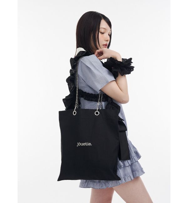 jouetie「jouetieチェーントートBAG」|トートバッグ|ブラック