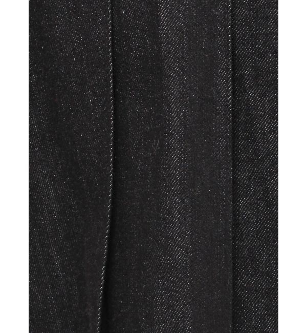 merry jenny「リボンポケットデニムプリーツスカート【セットアップ着用可能】」|スカート|