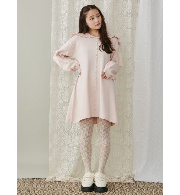 merry jenny「セーラーニットミニワンピース」|ワンピース|