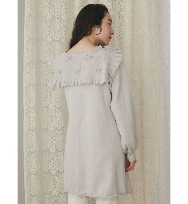 merry jenny「セーラーニットミニワンピース」|ワンピース|