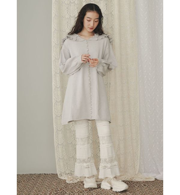 merry jenny「セーラーニットミニワンピース」|ワンピース|