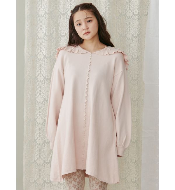 merry jenny「セーラーニットミニワンピース」|ワンピース|