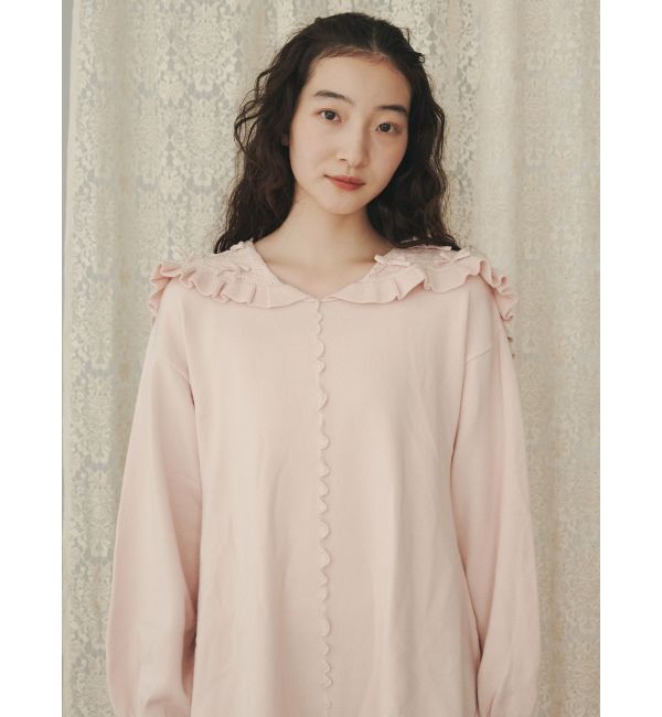 merry jenny「セーラーニットミニワンピース」|ワンピース|