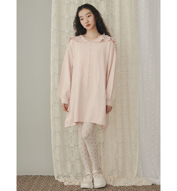 merry jenny「セーラーニットミニワンピース」|ワンピース|