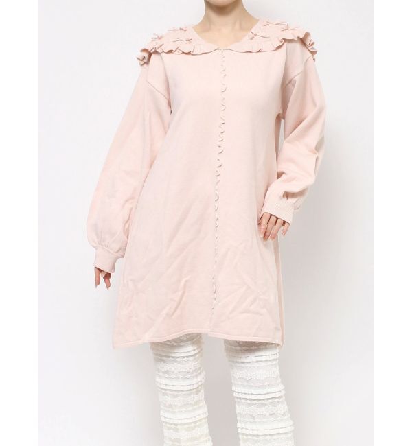 merry jenny「セーラーニットミニワンピース」|ワンピース|