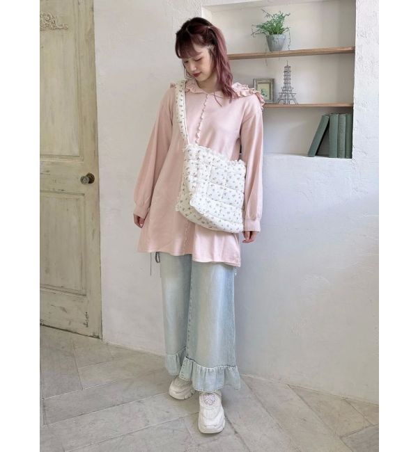 merry jenny「セーラーニットミニワンピース」|ワンピース|