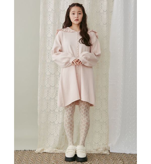 merry jenny「セーラーニットミニワンピース」|ワンピース|