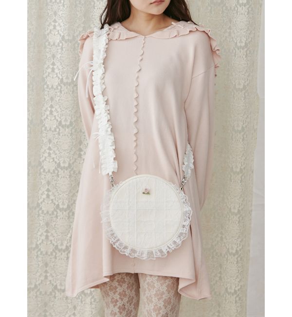 merry jenny「セーラーニットミニワンピース」|ワンピース|ピンク