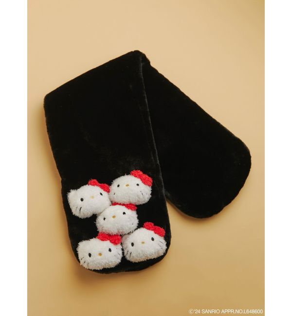 merry jenny「【ハローキティコラボ】もこもこティペット」|マフラー|