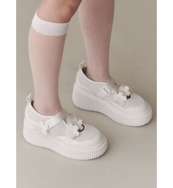 merry jenny「flowerメッシュスニーカー」|スニーカー|