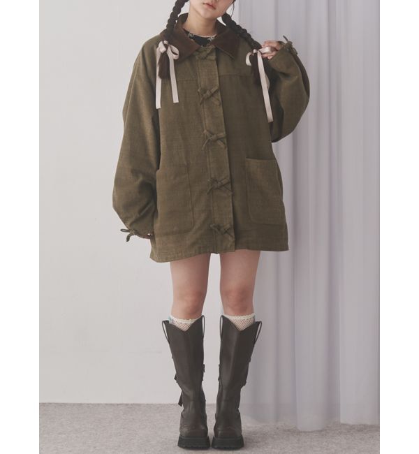 merry jenny「Ribbonハンティングジャケット」|その他|ブラウン