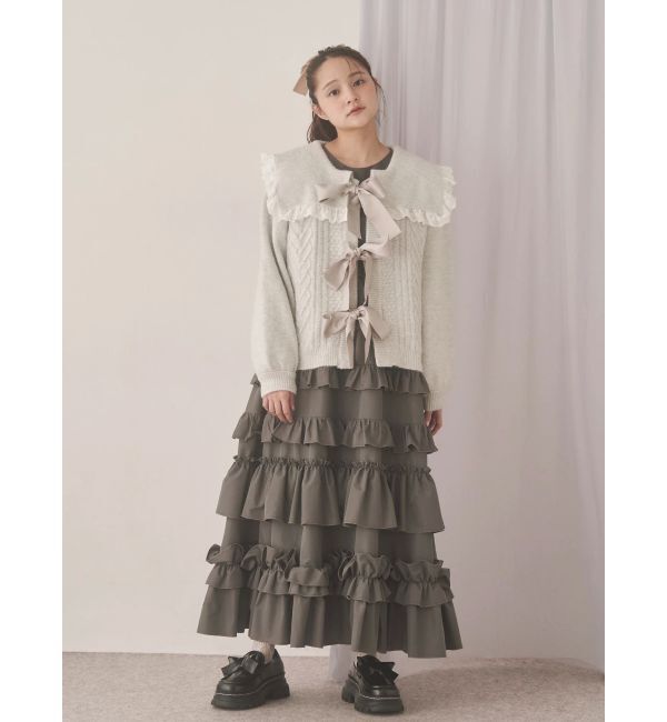 merry jenny「セーラーリボンカーディガン」|カーディガン|
