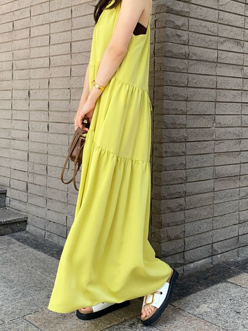 Mila Owen「ダブルリボンホルターネックキャミワンピース」|ワンピース|