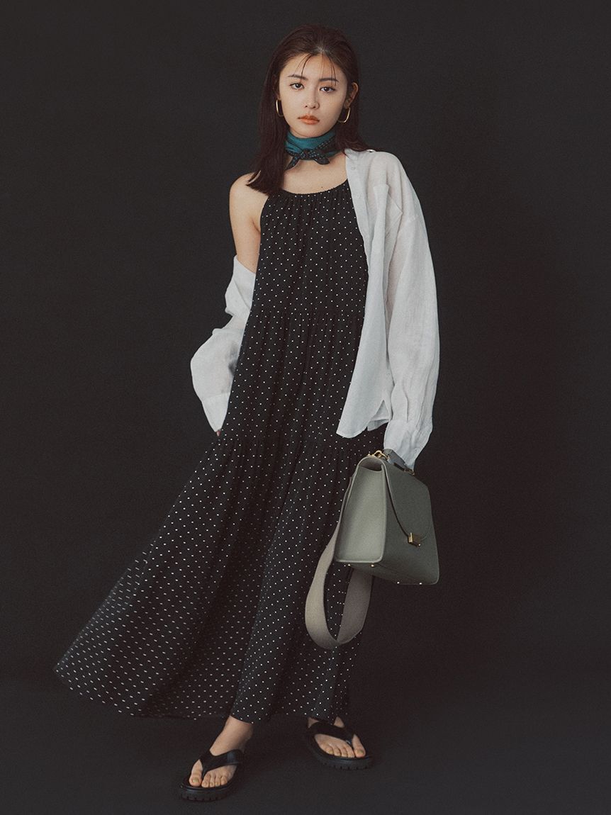 Mila Owen「ダブルリボンホルターネックキャミワンピース」|ワンピース|DOT