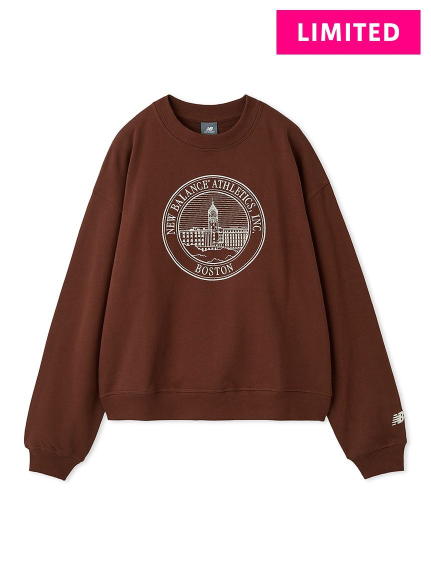 NEW BALANCE 「【New balance for emmi】Athletics フレンチテリーオーバーサイズド Crestクルー」|スウェット・ジャージ|