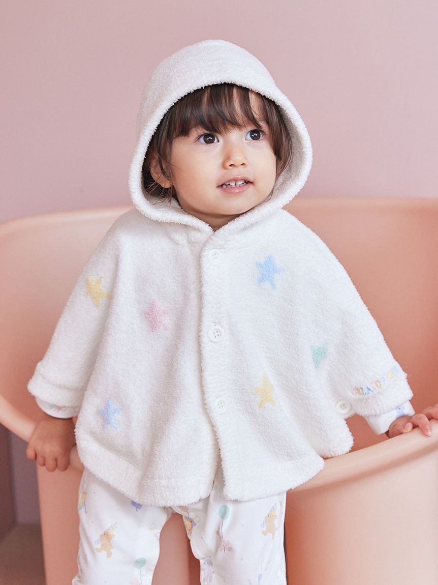 GELATO PIQUE KIDS & BABY「【BABY】エアリーモコカラフルスターポンチョ」|その他ベビーウェア|