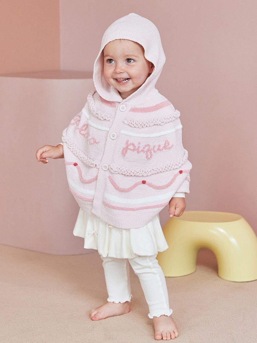 GELATO PIQUE KIDS & BABY「【BABY】エアリーモコホイップケーキポンチョ」|その他ベビーウェア|