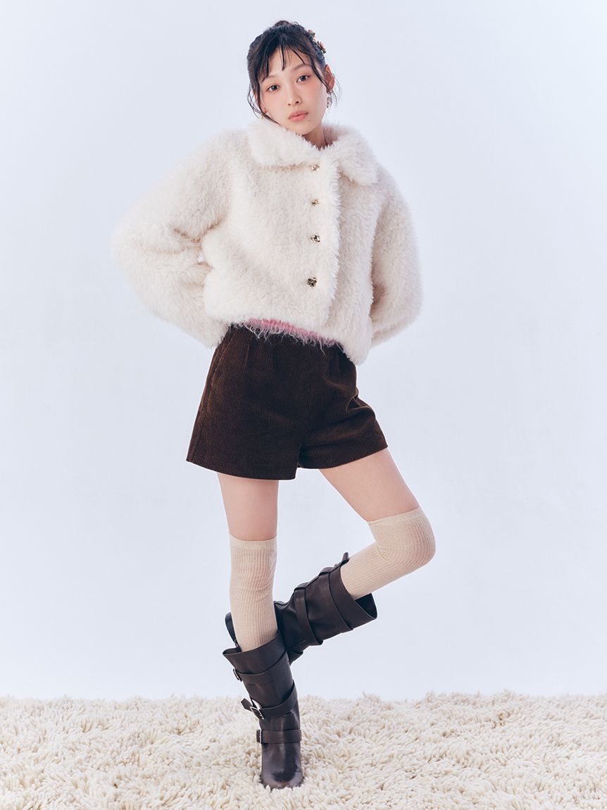 LILY BROWN「3バックルミドルブーツ」|ショートブーツ|