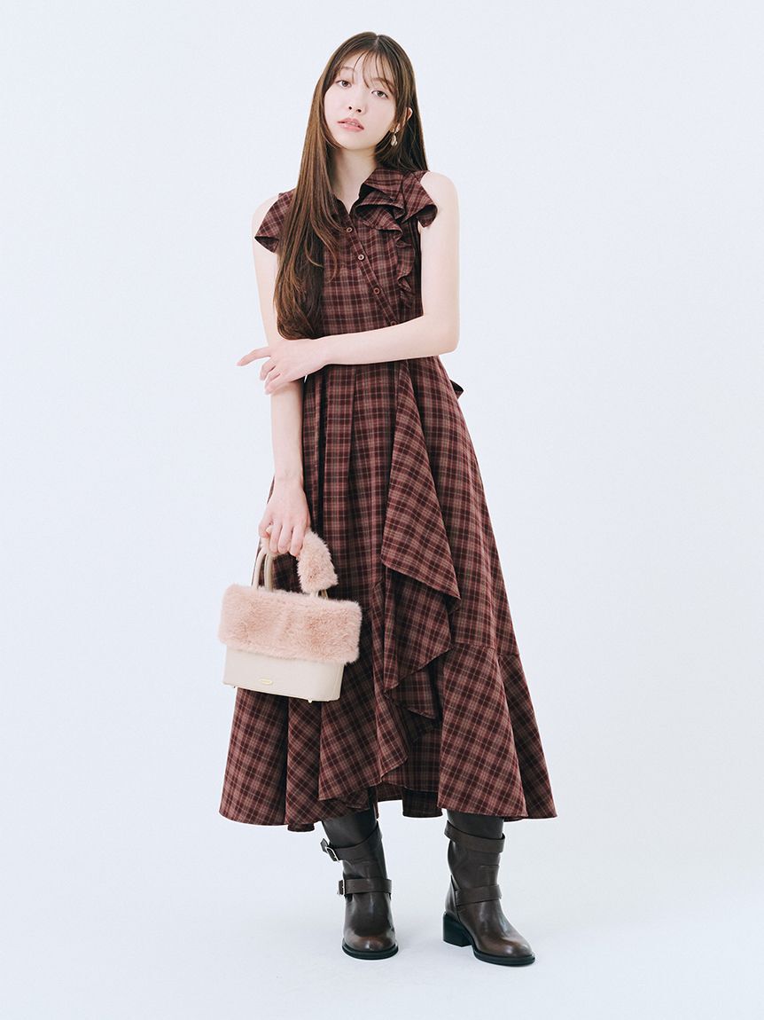 LILY BROWN「3バックルミドルブーツ」|ショートブーツ|